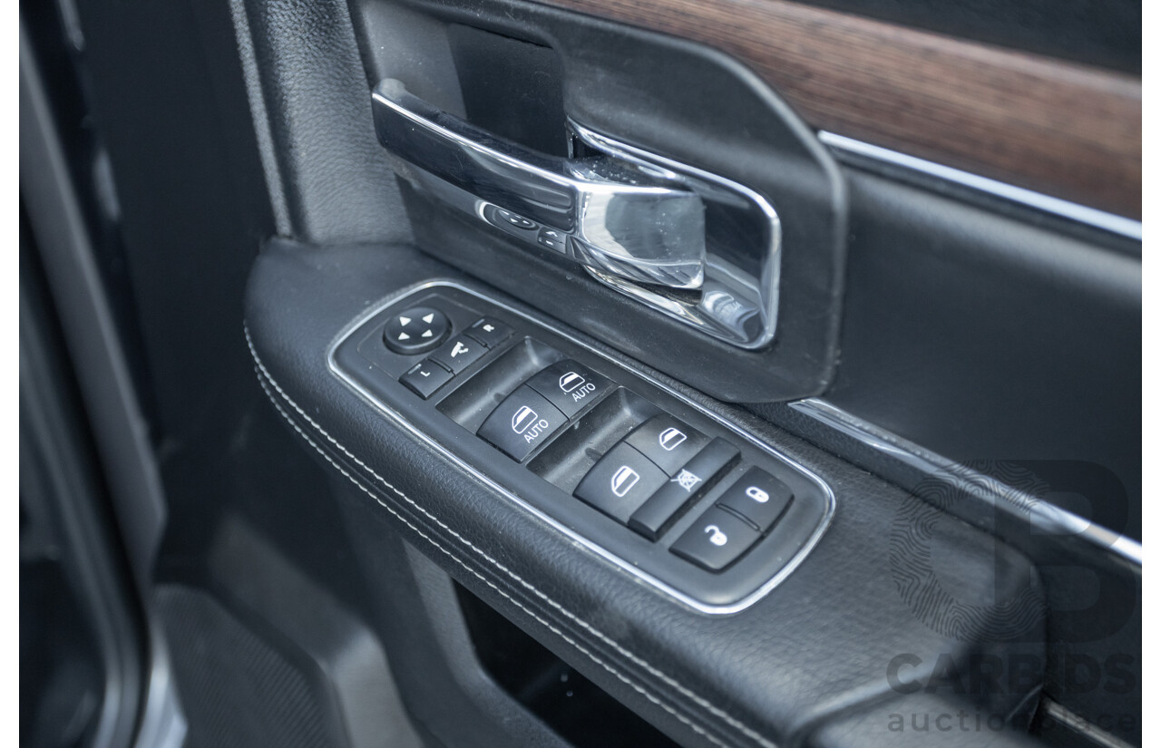 05/2019 Ram 1500 LARAMIE (4x4) FD3.2 W/RAMBOXES MY19 Crew Cab Utility Granite Crystal Metallic Grey 5.7L