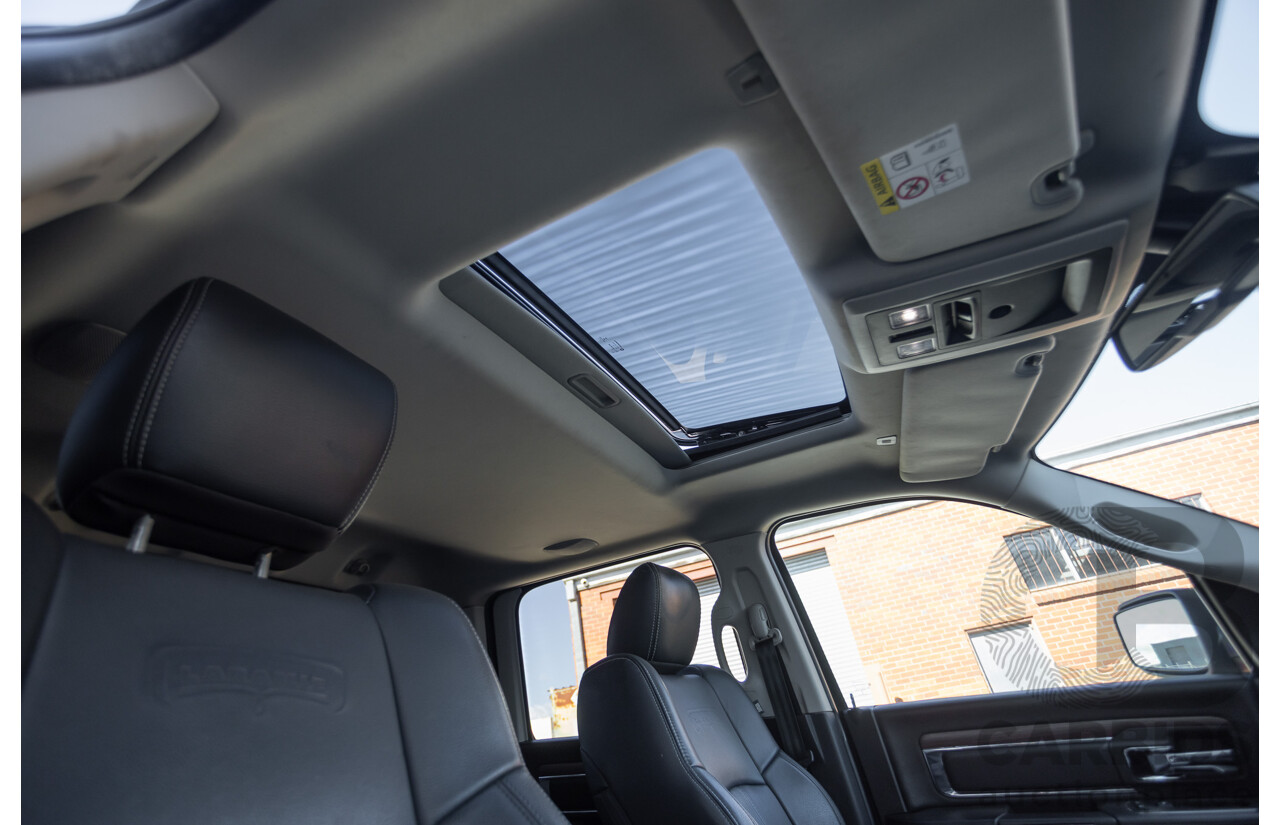 05/2019 Ram 1500 LARAMIE (4x4) FD3.2 W/RAMBOXES MY19 Crew Cab Utility Granite Crystal Metallic Grey 5.7L