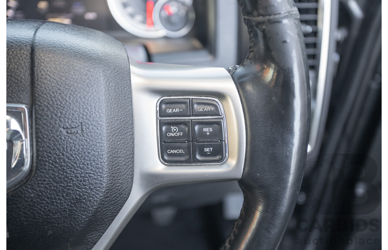 05/2019 Ram 1500 LARAMIE (4x4) FD3.2 W/RAMBOXES MY19 Crew Cab Utility Granite Crystal Metallic Grey 5.7L