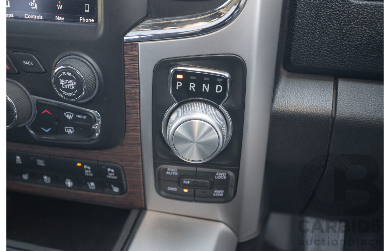 05/2019 Ram 1500 LARAMIE (4x4) FD3.2 W/RAMBOXES MY19 Crew Cab Utility Granite Crystal Metallic Grey 5.7L