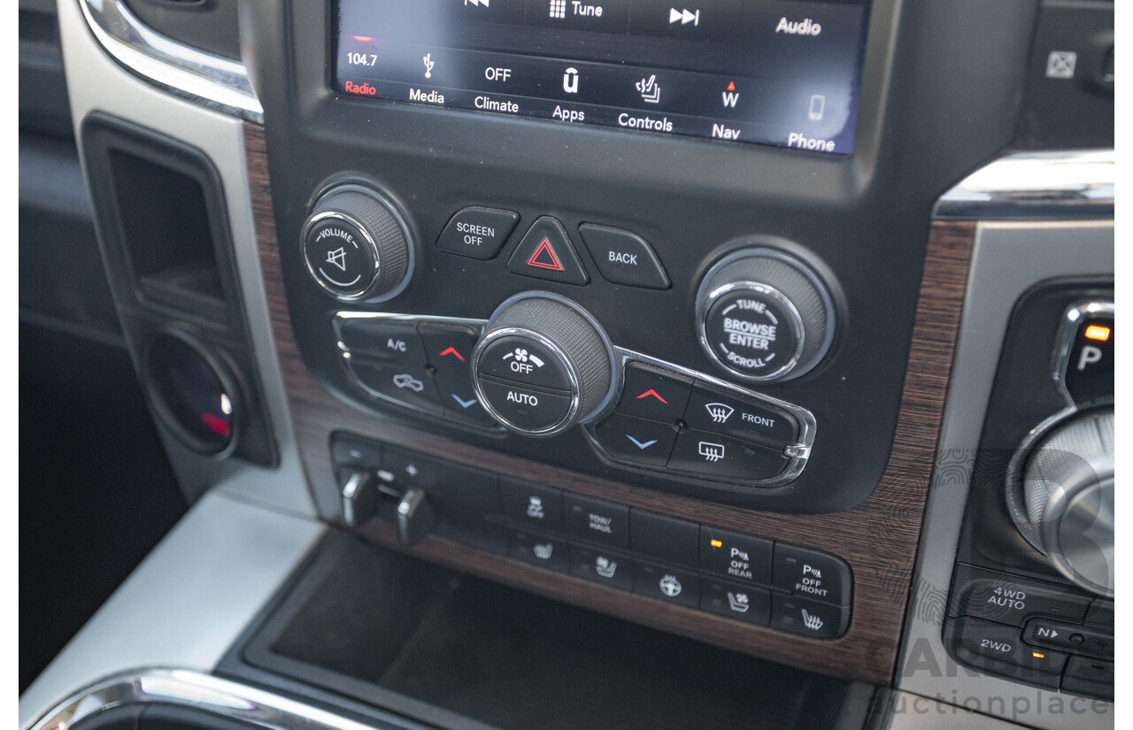 05/2019 Ram 1500 LARAMIE (4x4) FD3.2 W/RAMBOXES MY19 Crew Cab Utility Granite Crystal Metallic Grey 5.7L