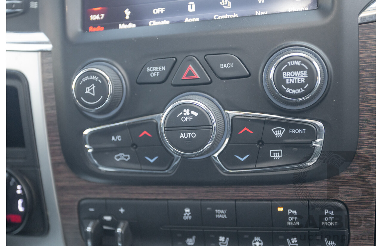 05/2019 Ram 1500 LARAMIE (4x4) FD3.2 W/RAMBOXES MY19 Crew Cab Utility Granite Crystal Metallic Grey 5.7L
