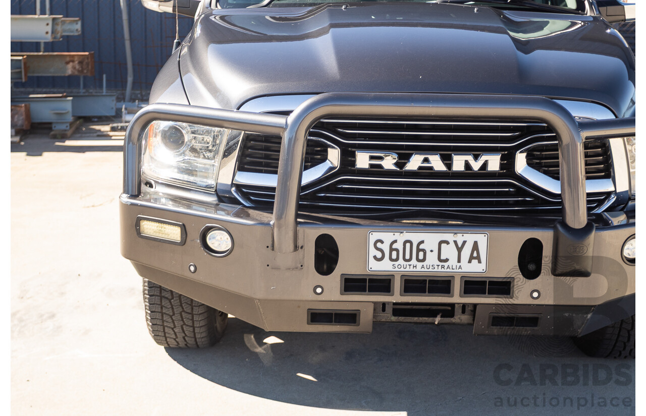 05/2019 Ram 1500 LARAMIE (4x4) FD3.2 W/RAMBOXES MY19 Crew Cab Utility Granite Crystal Metallic Grey 5.7L