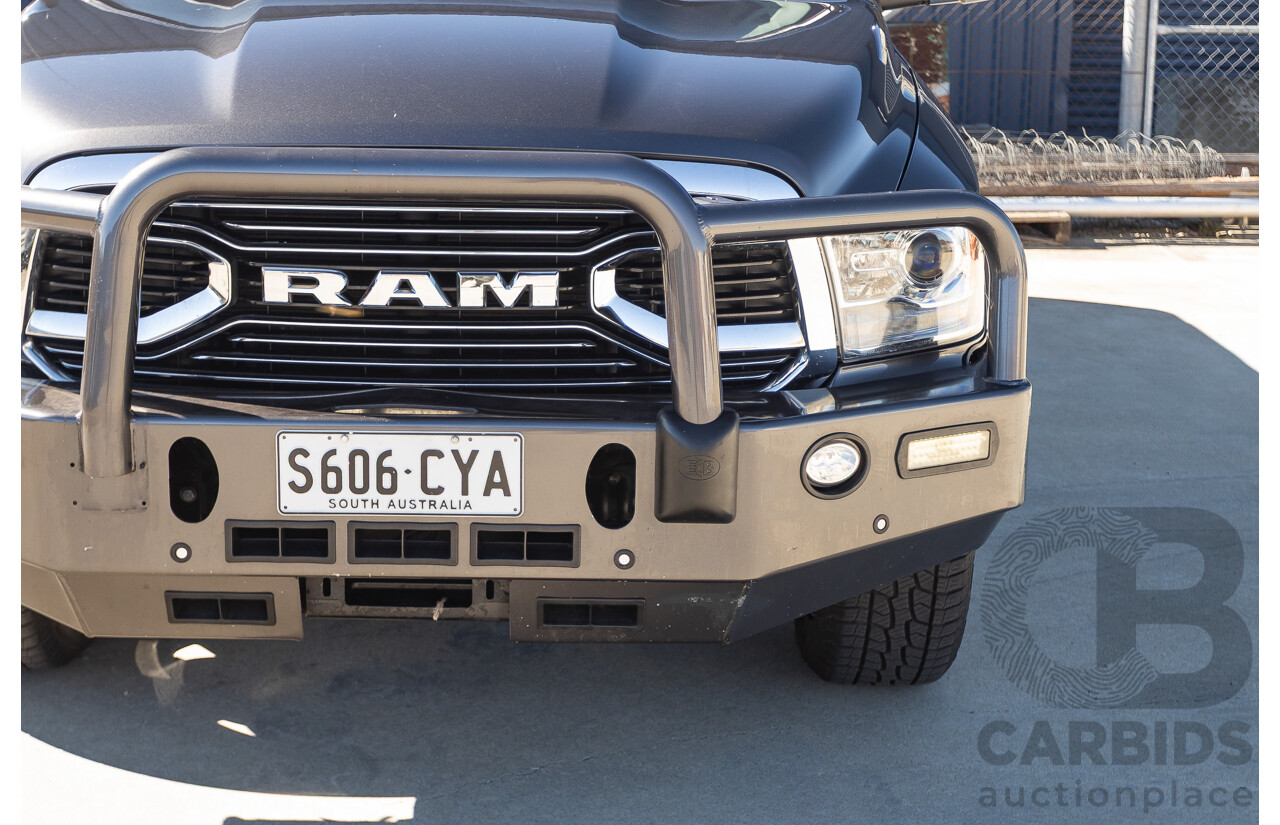 05/2019 Ram 1500 LARAMIE (4x4) FD3.2 W/RAMBOXES MY19 Crew Cab Utility Granite Crystal Metallic Grey 5.7L