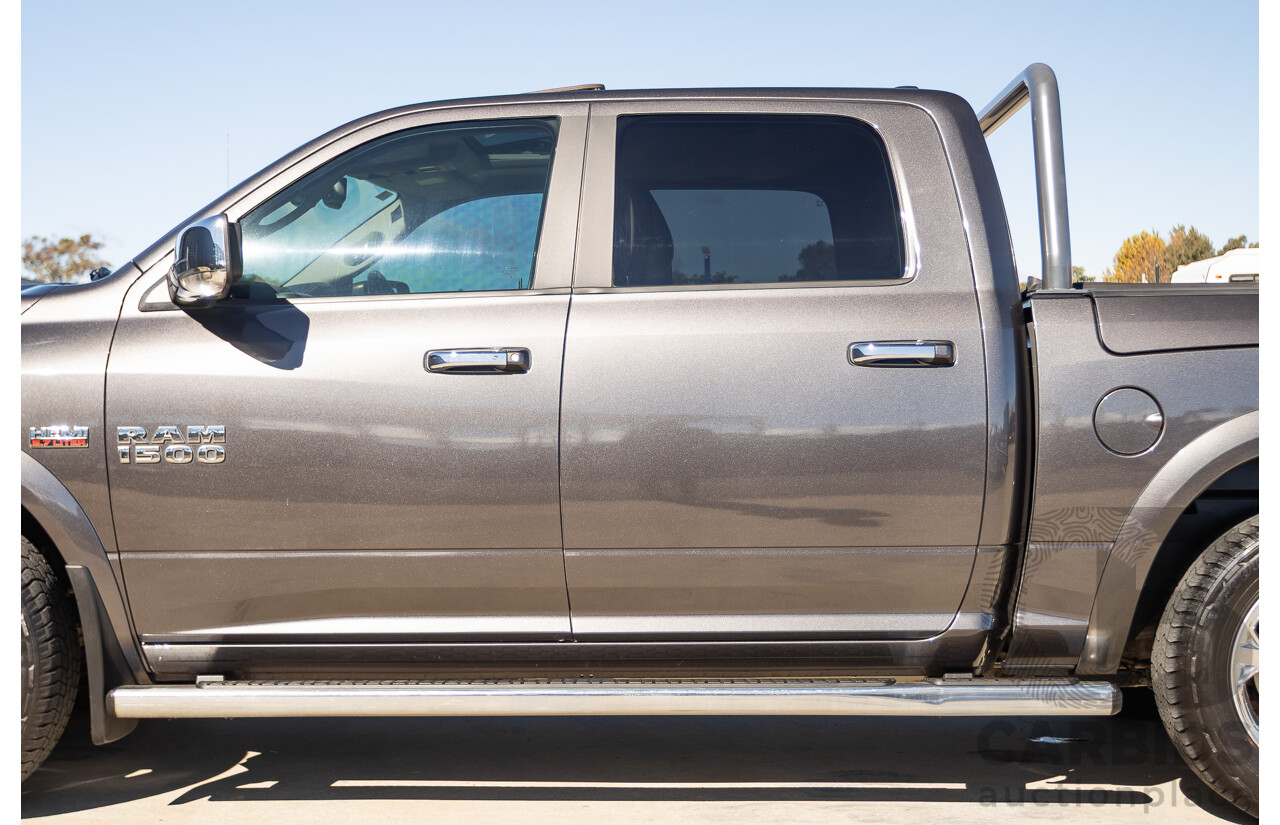 05/2019 Ram 1500 LARAMIE (4x4) FD3.2 W/RAMBOXES MY19 Crew Cab Utility Granite Crystal Metallic Grey 5.7L