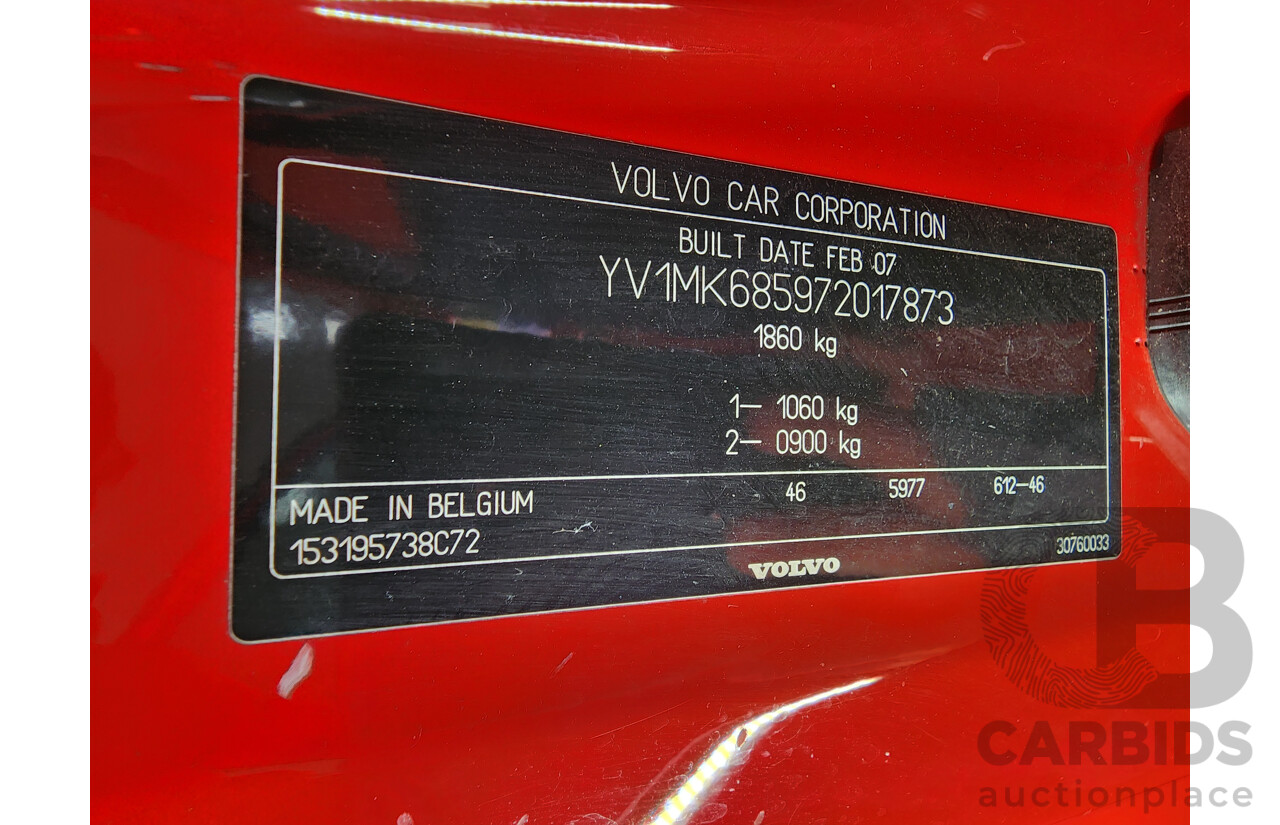 4/2007 Volvo C30 T5  3d Hatchback Red 2.5L