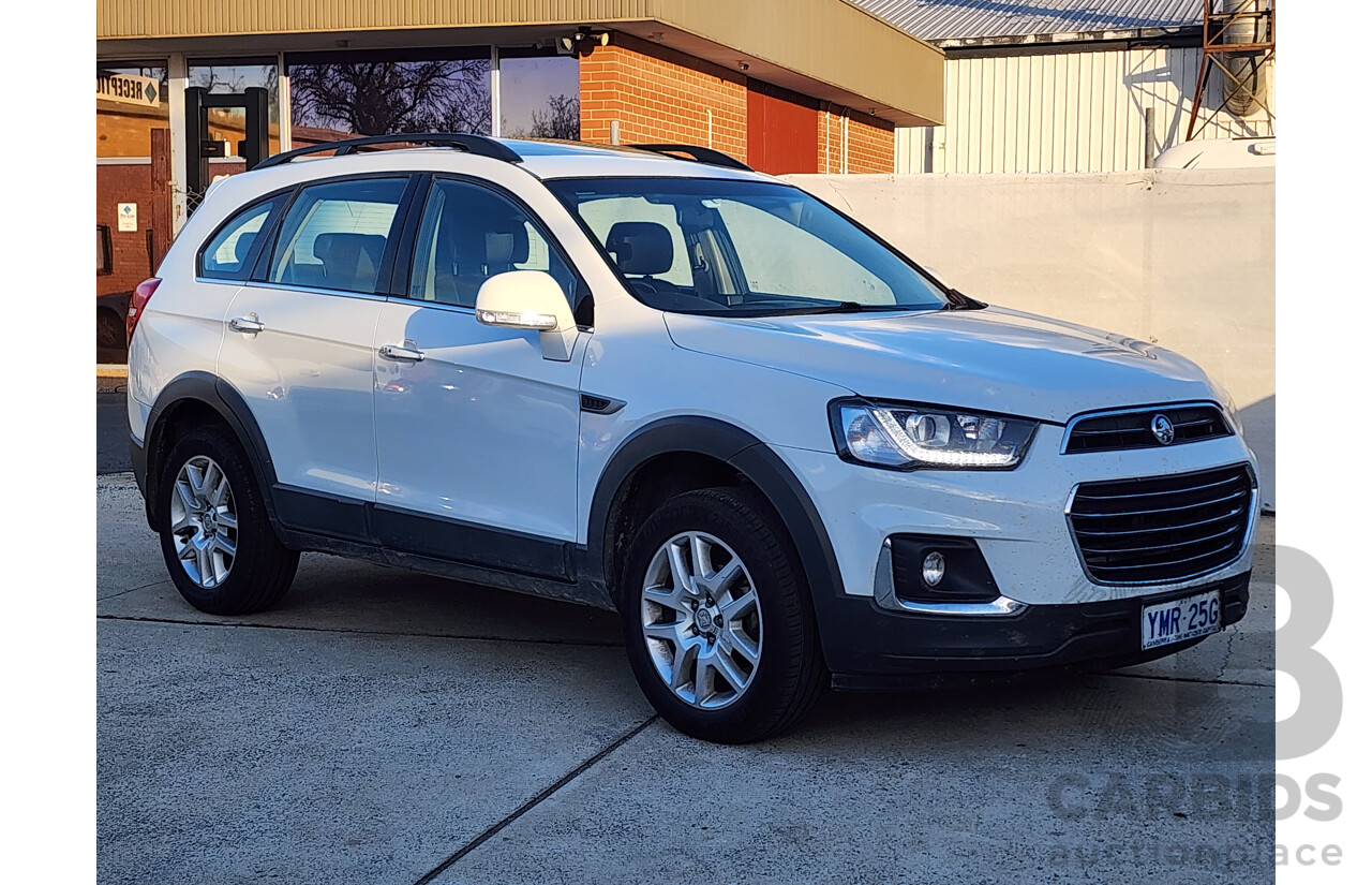3/2018 Holden Captiva 7 LS Active (fwd) CG MY18 4d Wagon White 2.4L