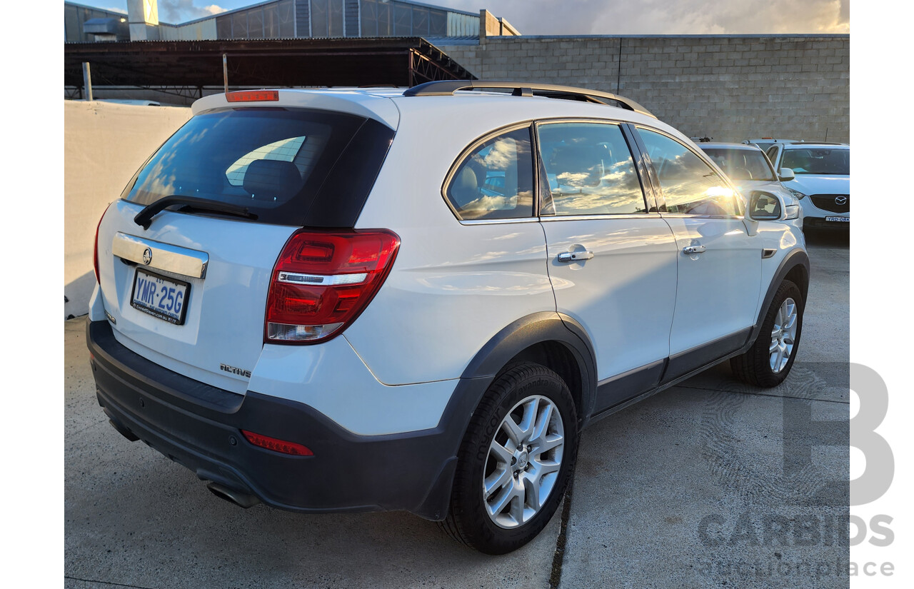 3/2018 Holden Captiva 7 LS Active (fwd) CG MY18 4d Wagon White 2.4L
