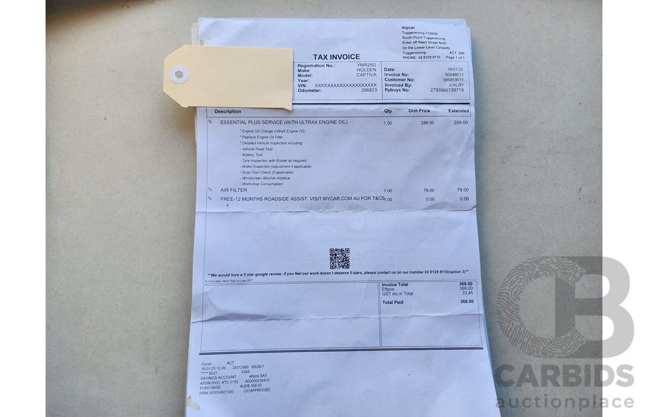 3/2018 Holden Captiva 7 LS Active (fwd) CG MY18 4d Wagon White 2.4L