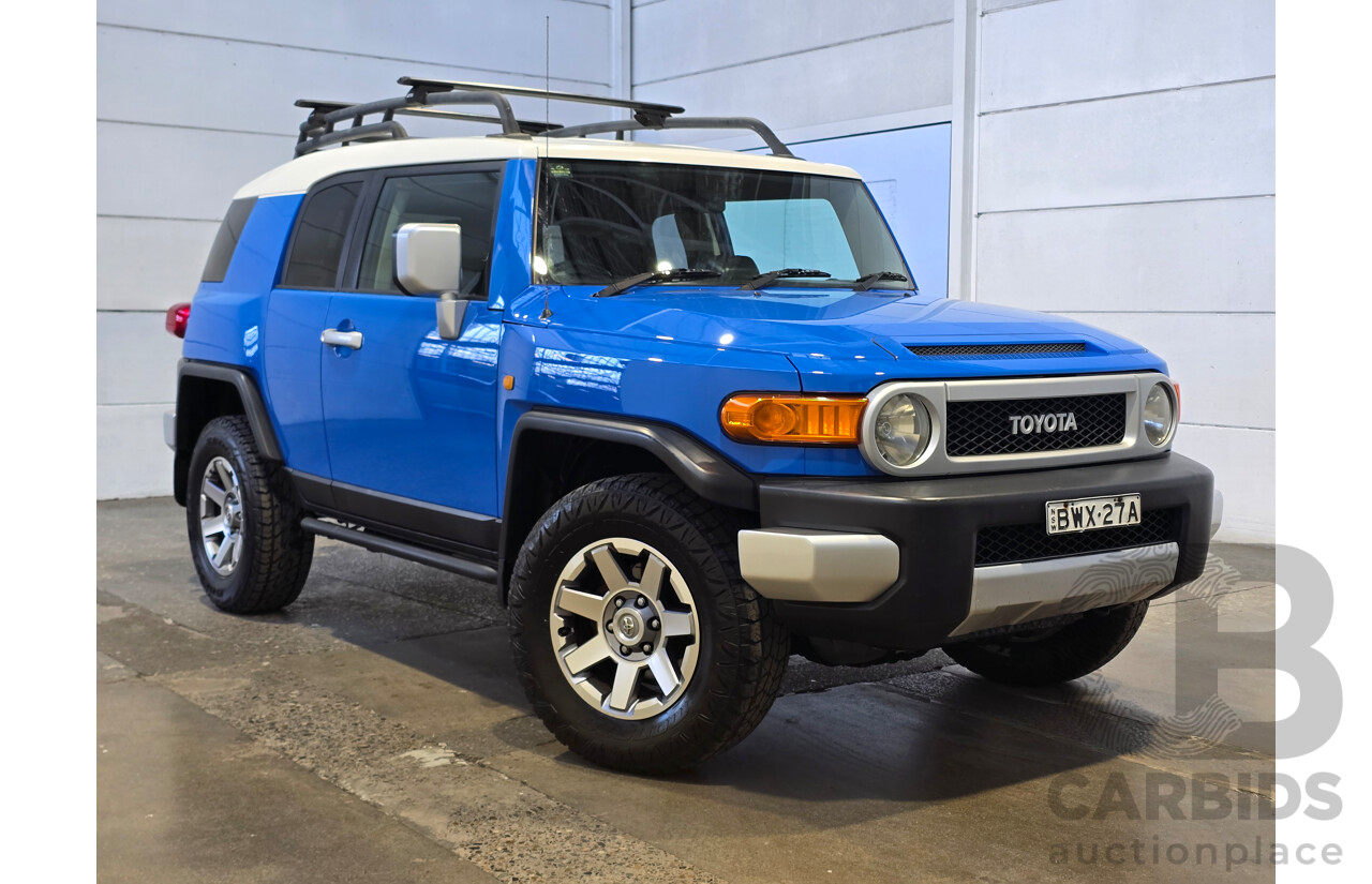 7/2011 Toyota FJ Cruiser (4x4) GSJ15R 4d Wagon Voodoo Blue V6 4.0L