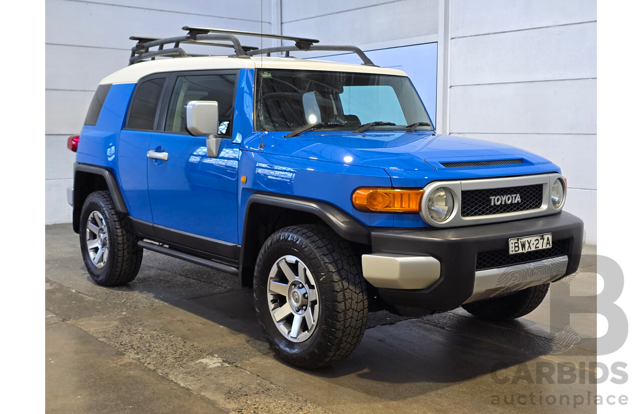 7/2011 Toyota FJ Cruiser (4x4) GSJ15R 4d Wagon Voodoo Blue V6 4.0L