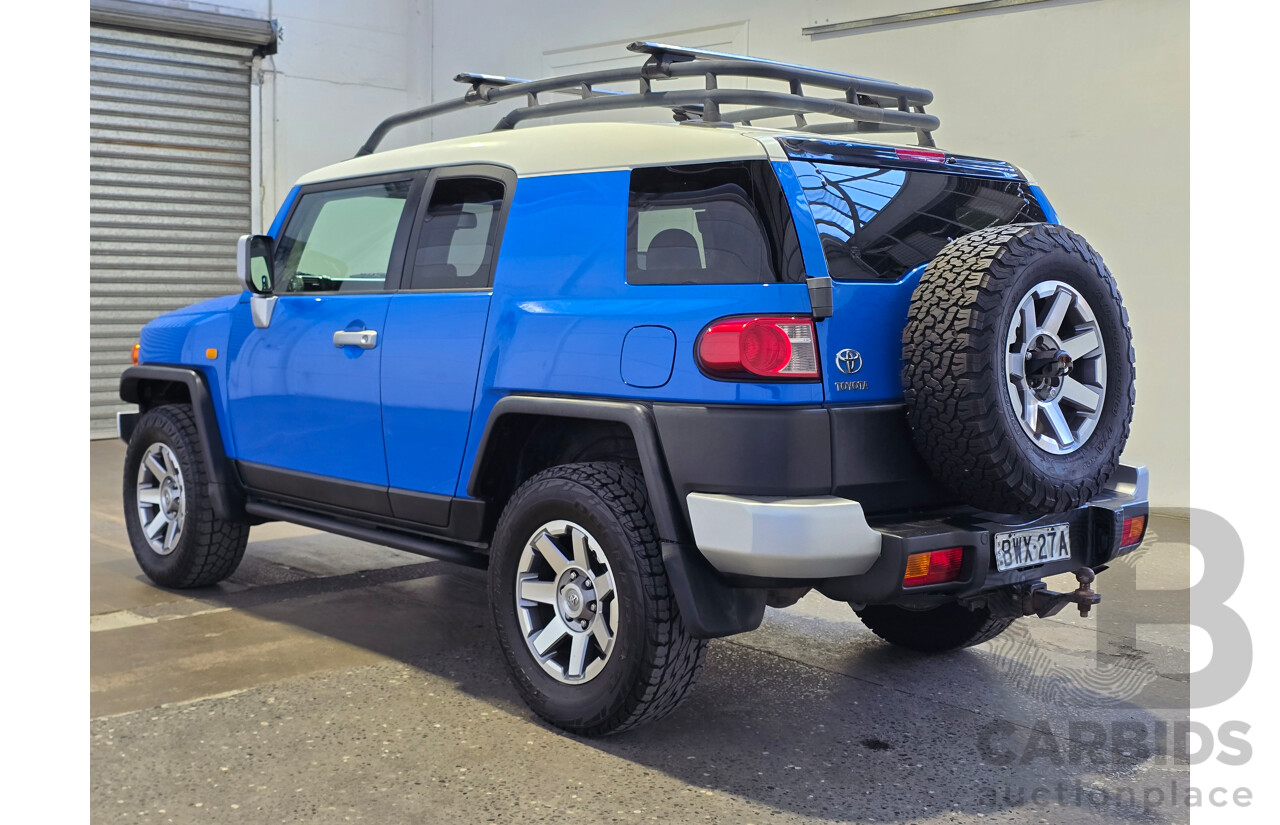7/2011 Toyota FJ Cruiser (4x4) GSJ15R 4d Wagon Voodoo Blue V6 4.0L