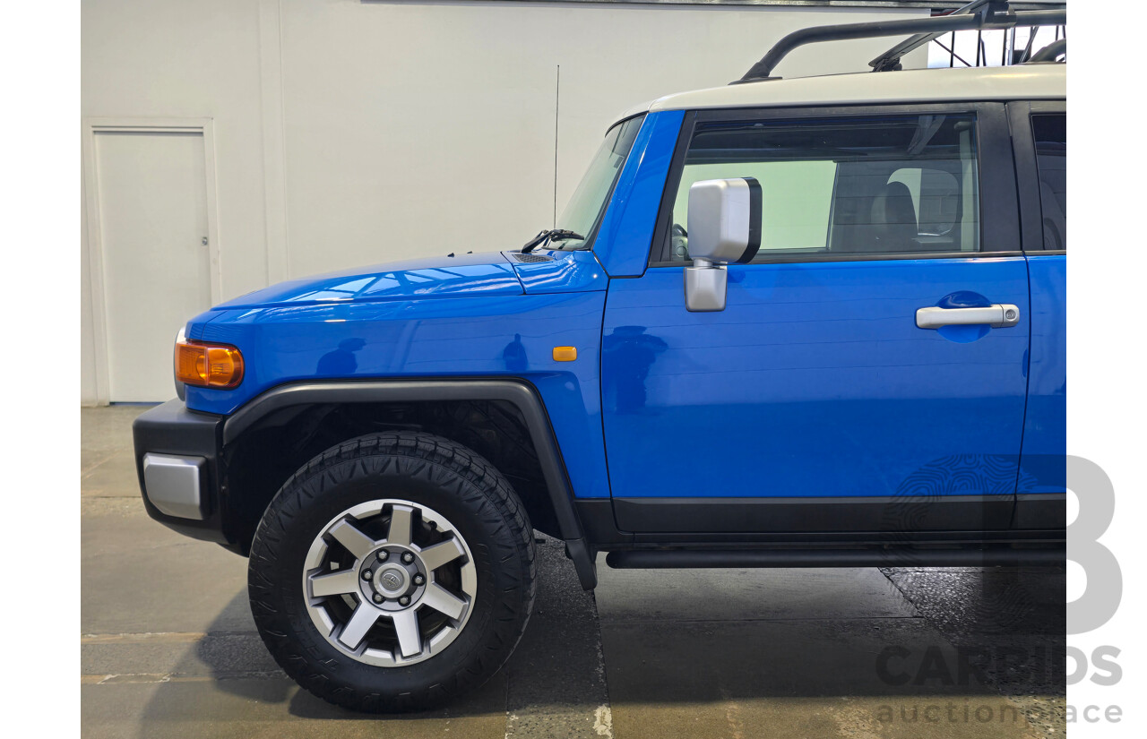 7/2011 Toyota FJ Cruiser (4x4) GSJ15R 4d Wagon Voodoo Blue V6 4.0L