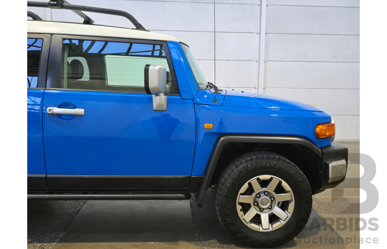 7/2011 Toyota FJ Cruiser (4x4) GSJ15R 4d Wagon Voodoo Blue V6 4.0L