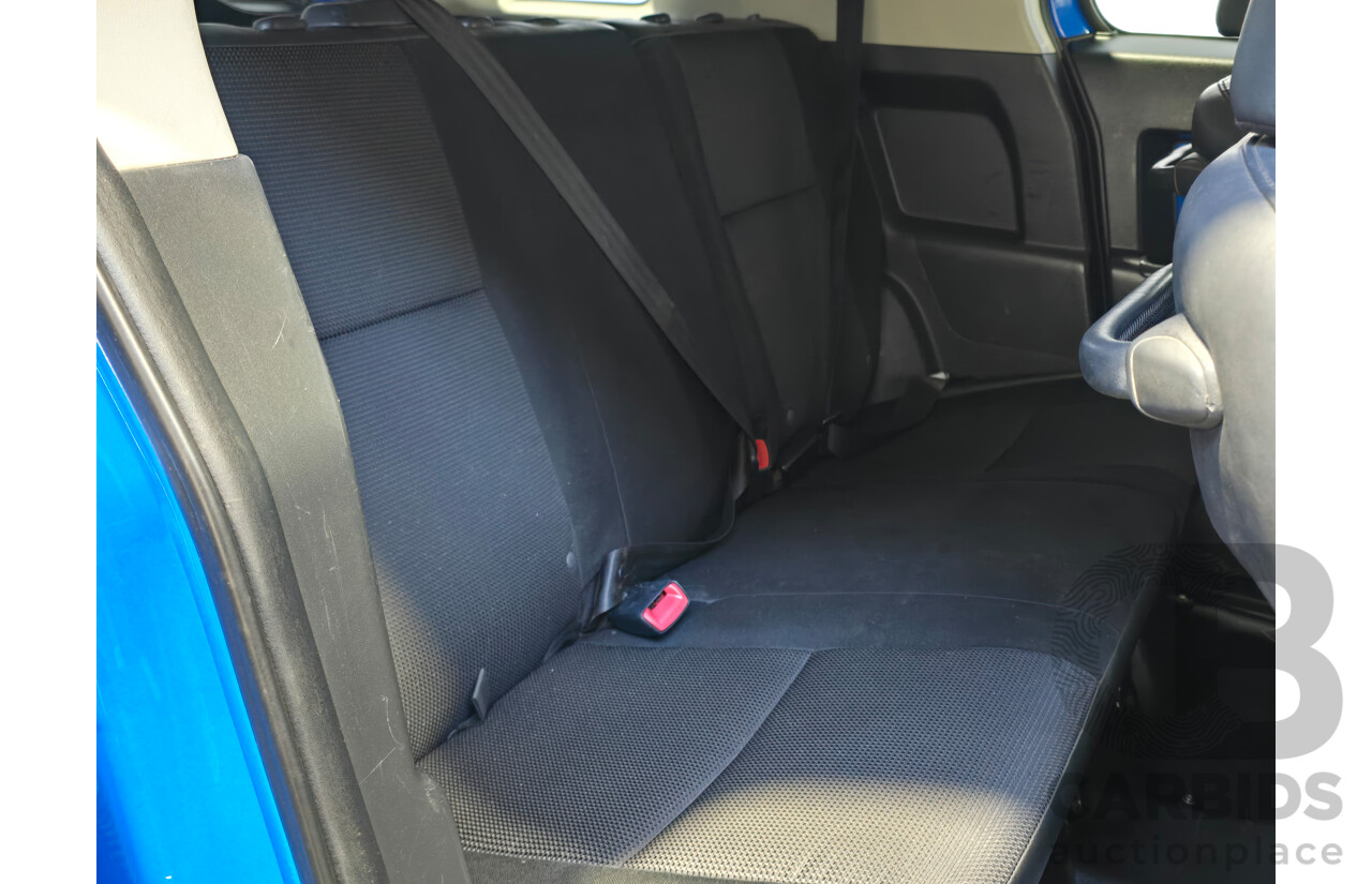 7/2011 Toyota FJ Cruiser (4x4) GSJ15R 4d Wagon Voodoo Blue V6 4.0L