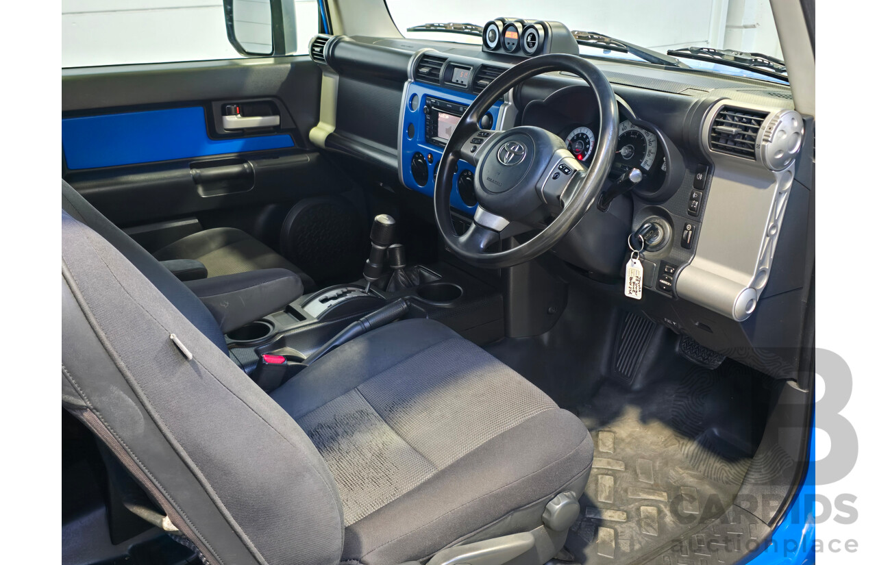 7/2011 Toyota FJ Cruiser (4x4) GSJ15R 4d Wagon Voodoo Blue V6 4.0L