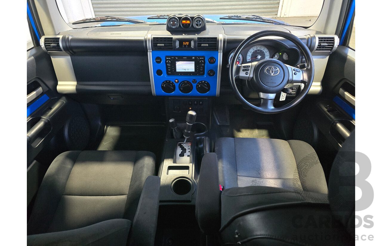 7/2011 Toyota FJ Cruiser (4x4) GSJ15R 4d Wagon Voodoo Blue V6 4.0L