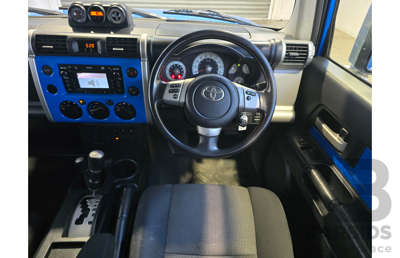 7/2011 Toyota FJ Cruiser (4x4) GSJ15R 4d Wagon Voodoo Blue V6 4.0L