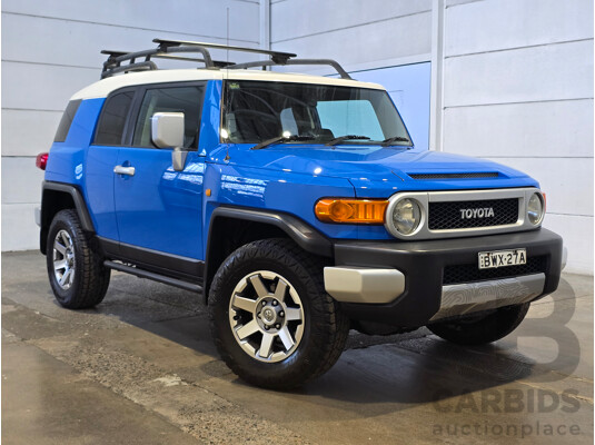 7/2011 Toyota FJ Cruiser (4x4) GSJ15R 4d Wagon Voodoo Blue V6 4.0L