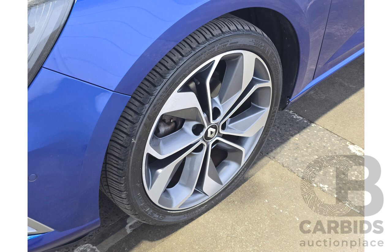 9/2017 Renault Megane GT-Line BFB MY17 5d Hatchback Iron Blue Turbo 1.2L