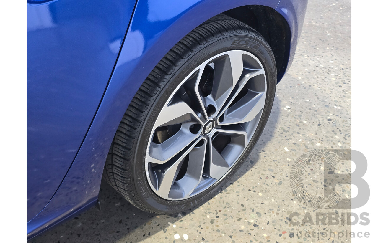 9/2017 Renault Megane GT-Line BFB MY17 5d Hatchback Iron Blue Turbo 1.2L