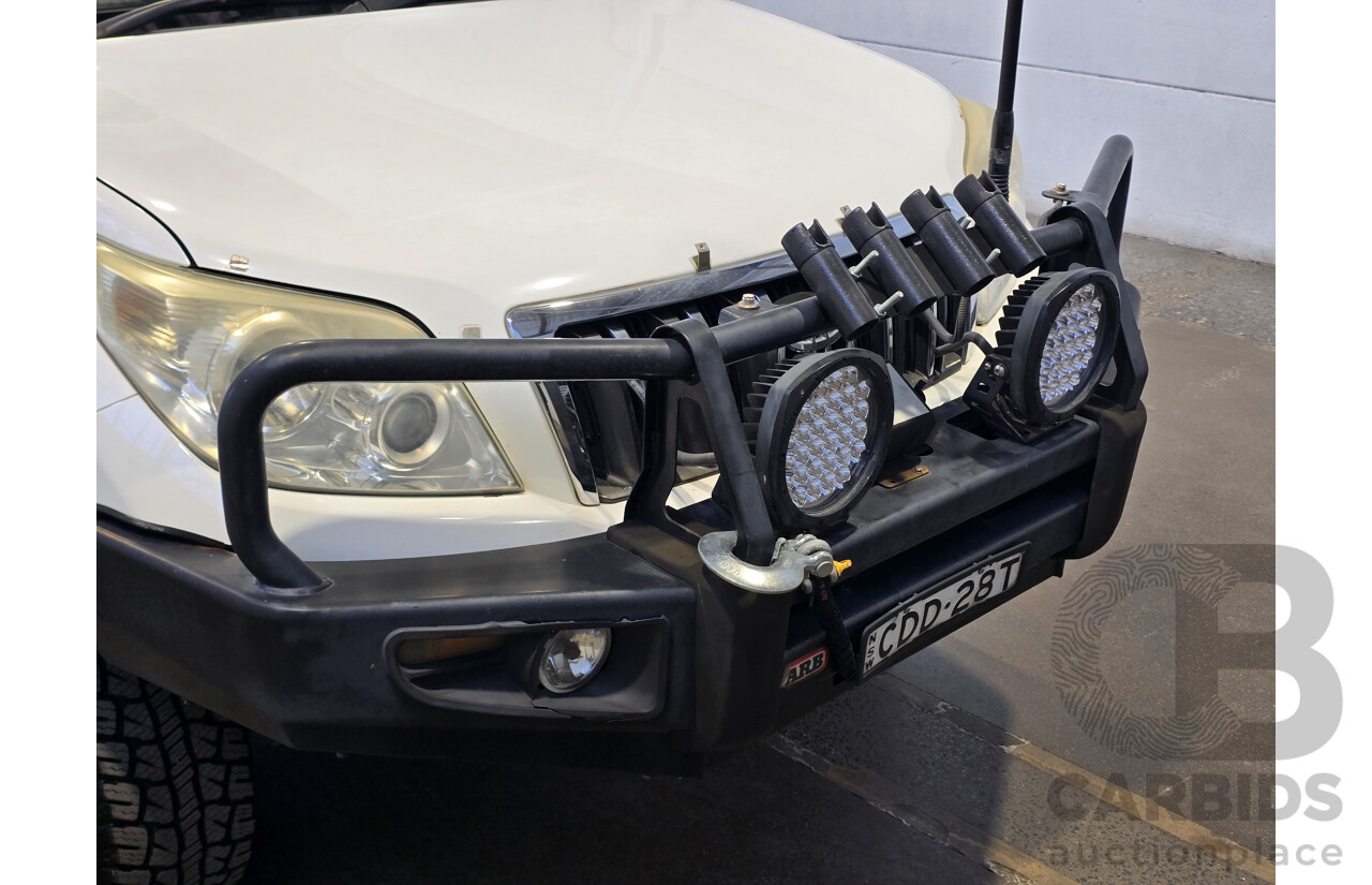 11/2011 Toyota Landcruiser Prado GXL (4x4) KDJ150R Upgrade 4d Wagon Glacier White Turbo Diesel 3.0L