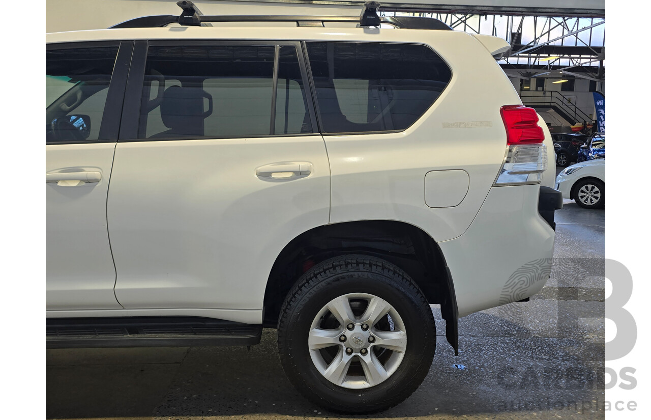 11/2011 Toyota Landcruiser Prado GXL (4x4) KDJ150R Upgrade 4d Wagon Glacier White Turbo Diesel 3.0L