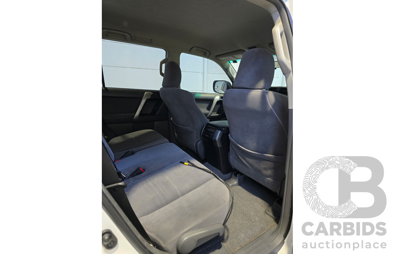 11/2011 Toyota Landcruiser Prado GXL (4x4) KDJ150R Upgrade 4d Wagon Glacier White Turbo Diesel 3.0L