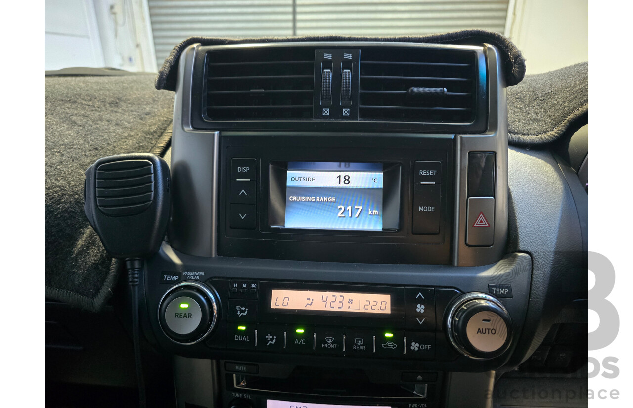 11/2011 Toyota Landcruiser Prado GXL (4x4) KDJ150R Upgrade 4d Wagon Glacier White Turbo Diesel 3.0L