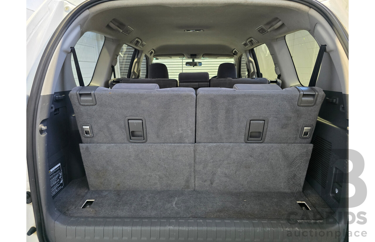 11/2011 Toyota Landcruiser Prado GXL (4x4) KDJ150R Upgrade 4d Wagon Glacier White Turbo Diesel 3.0L