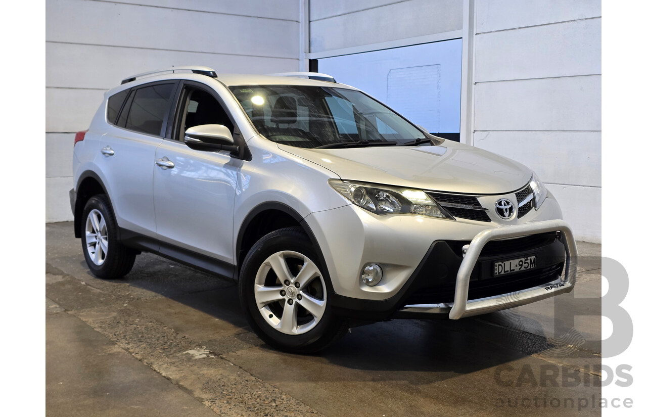 7/2013 Toyota Rav4 GXL ZSA42R 4d Wagon Premium Silver 2.0L