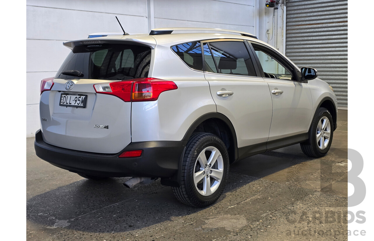 7/2013 Toyota Rav4 GXL ZSA42R 4d Wagon Premium Silver 2.0L