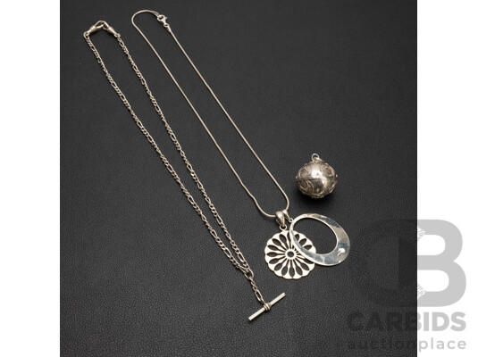 925 Sterling Necklaces & Pendants - 31.59gms