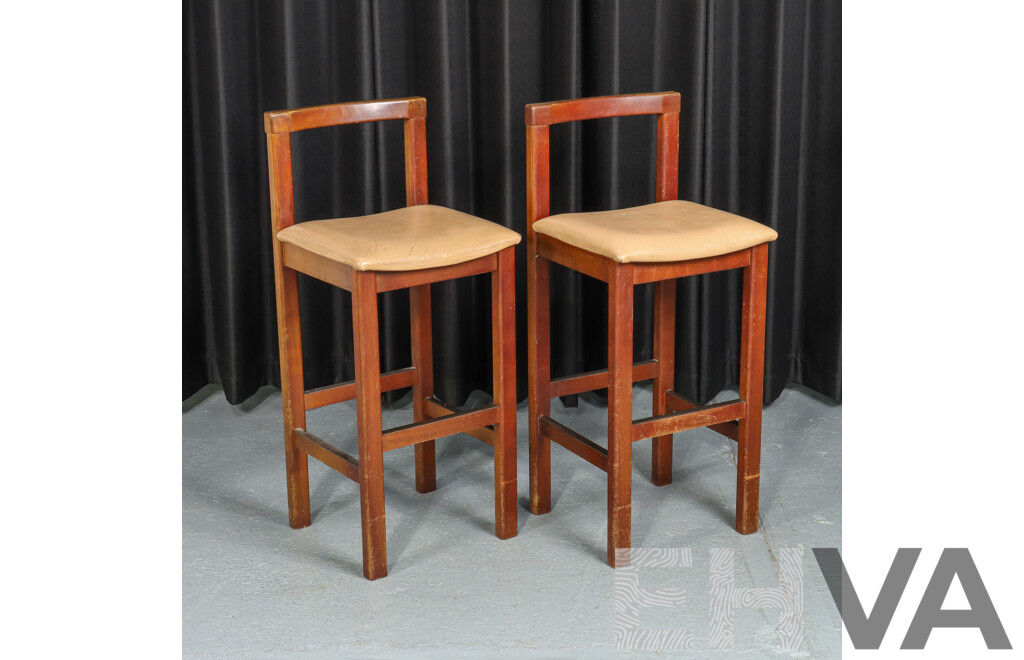 Pair of T.H Brown Bar Stools