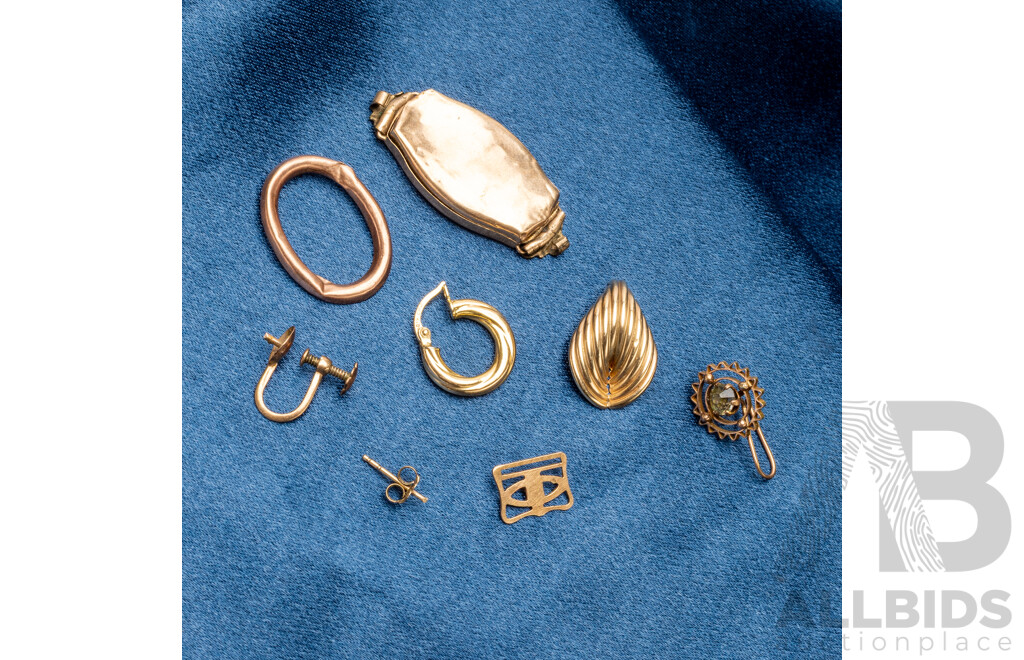 9ct Yellow & Rose Gold Scrap - 6.07gms
