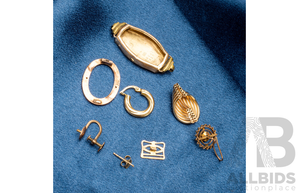 9ct Yellow & Rose Gold Scrap - 6.07gms