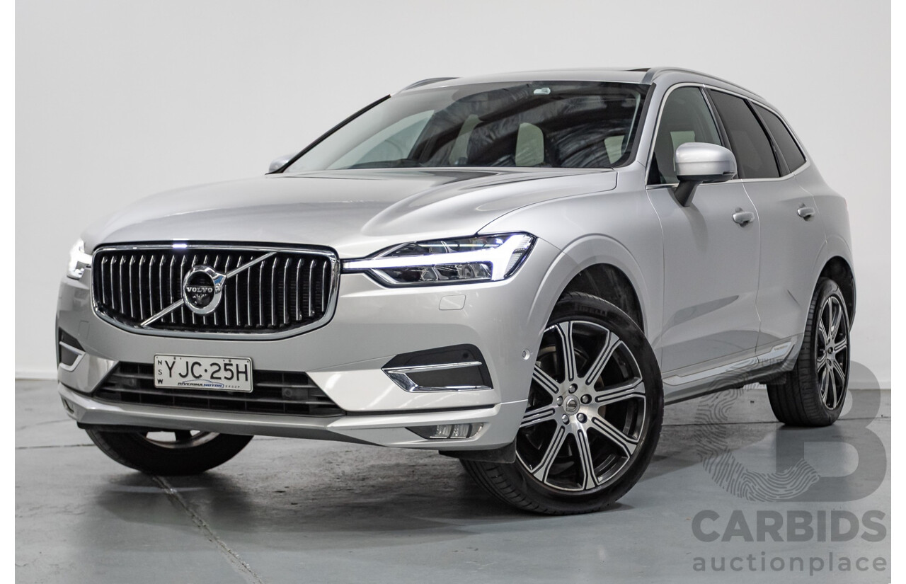1/2020 Volvo XC60 D4 Inscription (AWD) 246 MY20 4d Wagon Aurora Silver Metallic Twin Turbo 2.0L