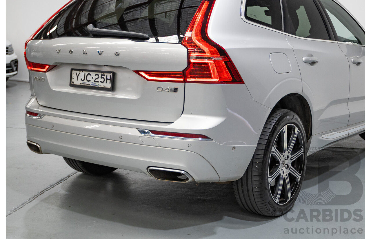 1/2020 Volvo XC60 D4 Inscription (AWD) 246 MY20 4d Wagon Aurora Silver Metallic Twin Turbo 2.0L