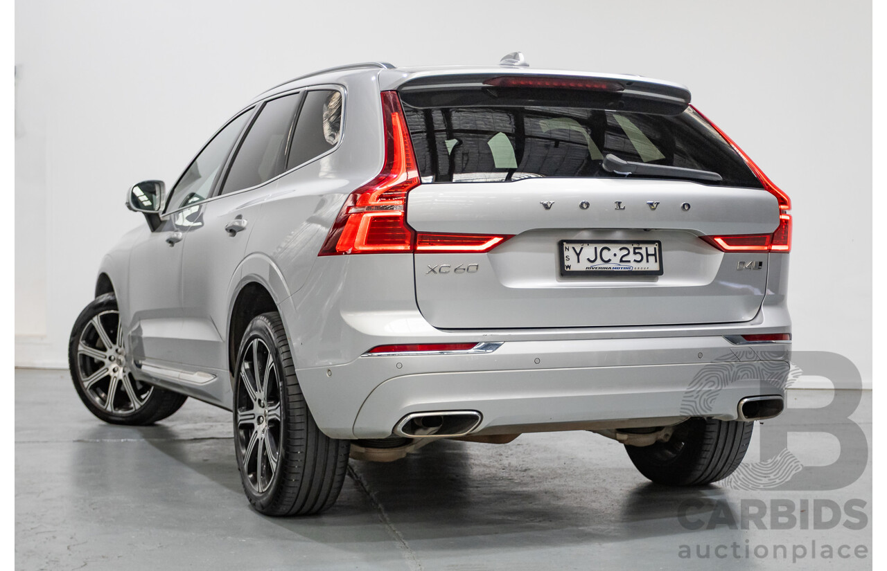 1/2020 Volvo XC60 D4 Inscription (AWD) 246 MY20 4d Wagon Aurora Silver Metallic Twin Turbo 2.0L