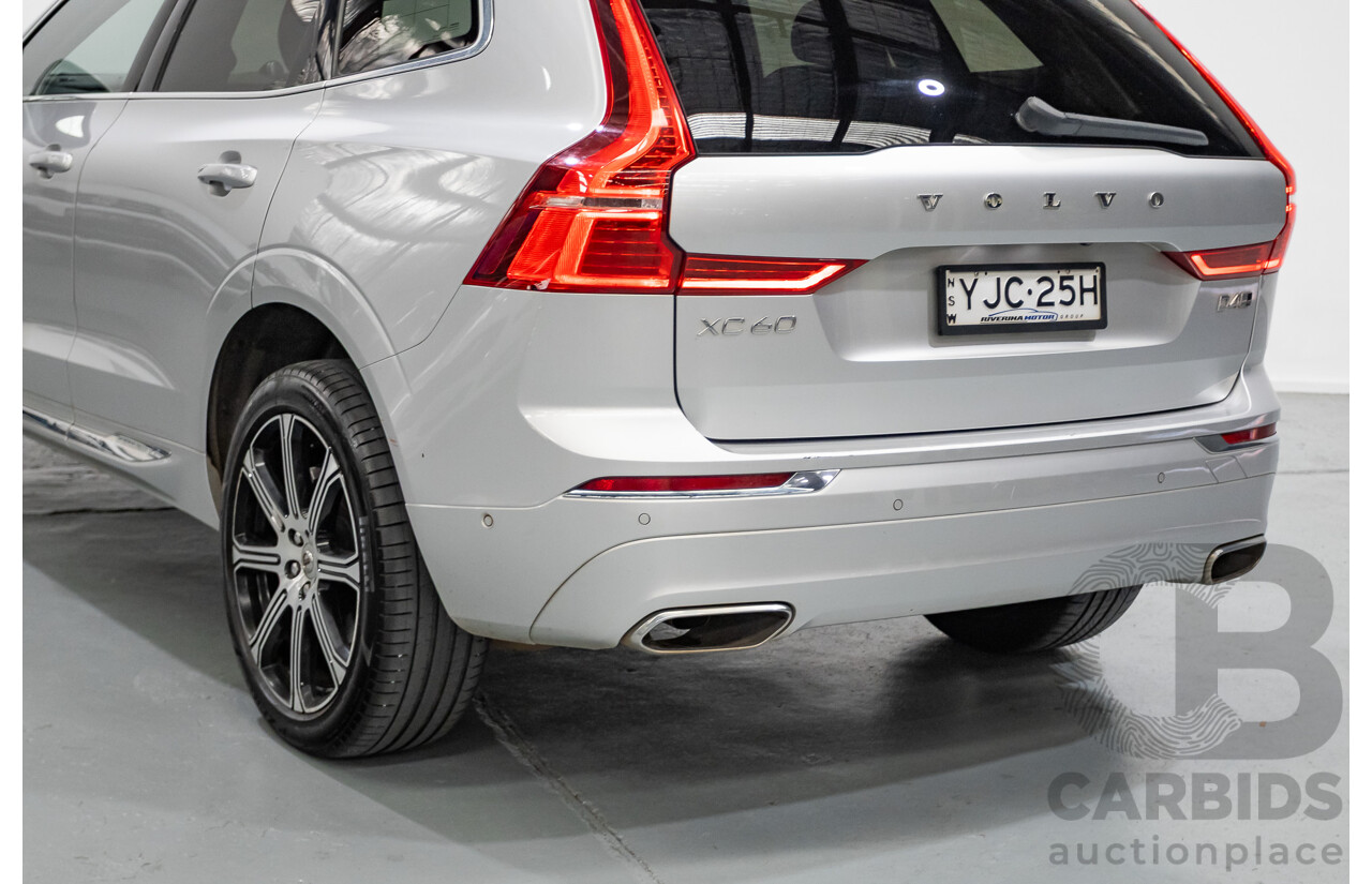 1/2020 Volvo XC60 D4 Inscription (AWD) 246 MY20 4d Wagon Aurora Silver Metallic Twin Turbo 2.0L