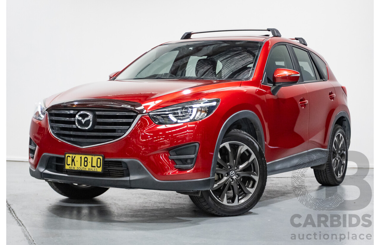 01/2015 Mazda CX-5 GT (AWD) MY15 4D Wagon Soul Red Turbo Diesel 2.2L