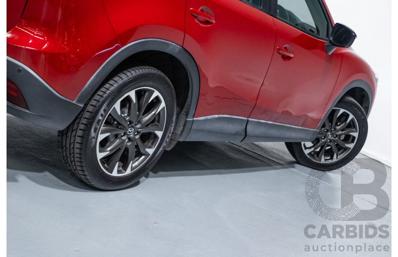 01/2015 Mazda CX-5 GT (AWD) MY15 4D Wagon Soul Red Turbo Diesel 2.2L