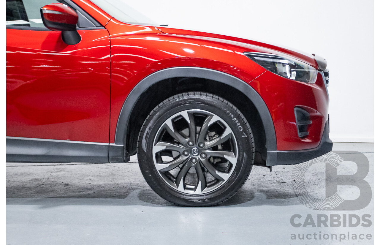 01/2015 Mazda CX-5 GT (AWD) MY15 4D Wagon Soul Red Turbo Diesel 2.2L