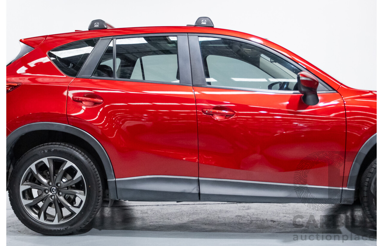 01/2015 Mazda CX-5 GT (AWD) MY15 4D Wagon Soul Red Turbo Diesel 2.2L