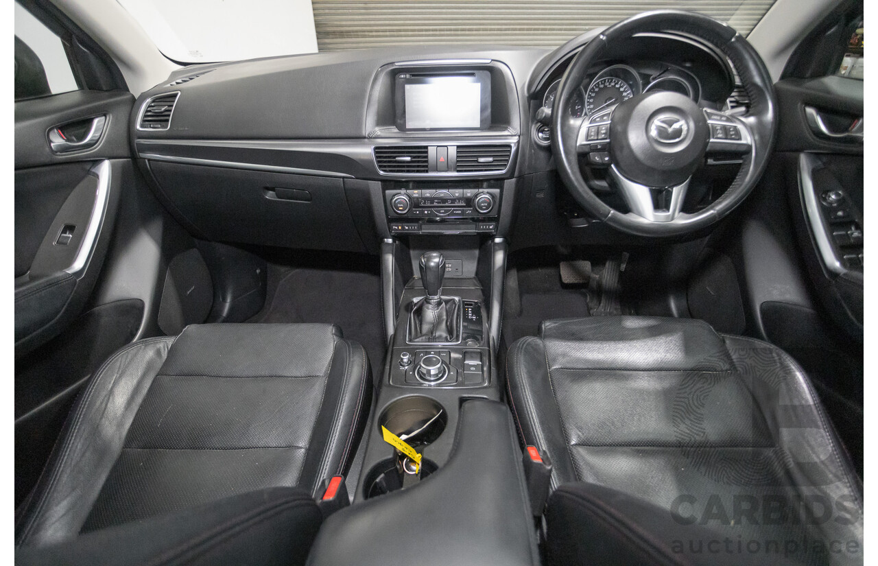 01/2015 Mazda CX-5 GT (AWD) MY15 4D Wagon Soul Red Turbo Diesel 2.2L