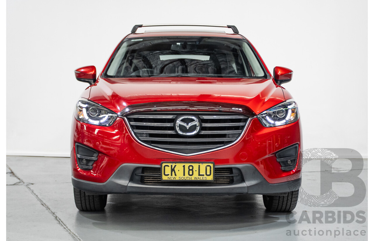 01/2015 Mazda CX-5 GT (AWD) MY15 4D Wagon Soul Red Turbo Diesel 2.2L