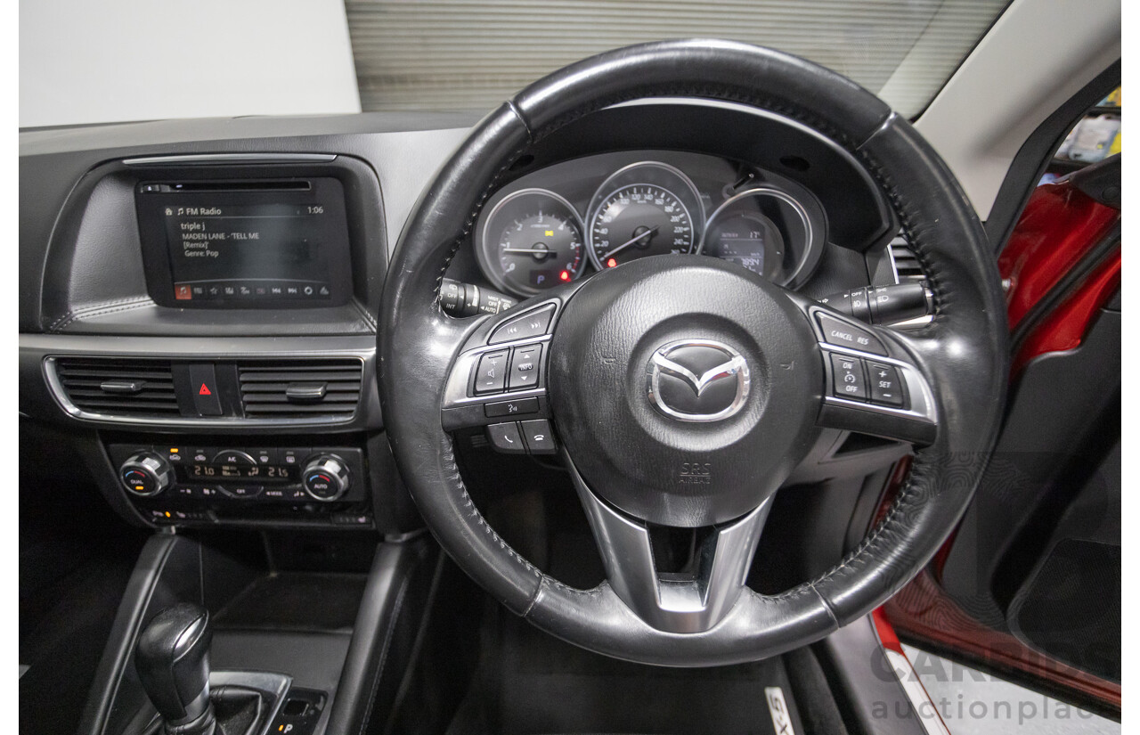 01/2015 Mazda CX-5 GT (AWD) MY15 4D Wagon Soul Red Turbo Diesel 2.2L
