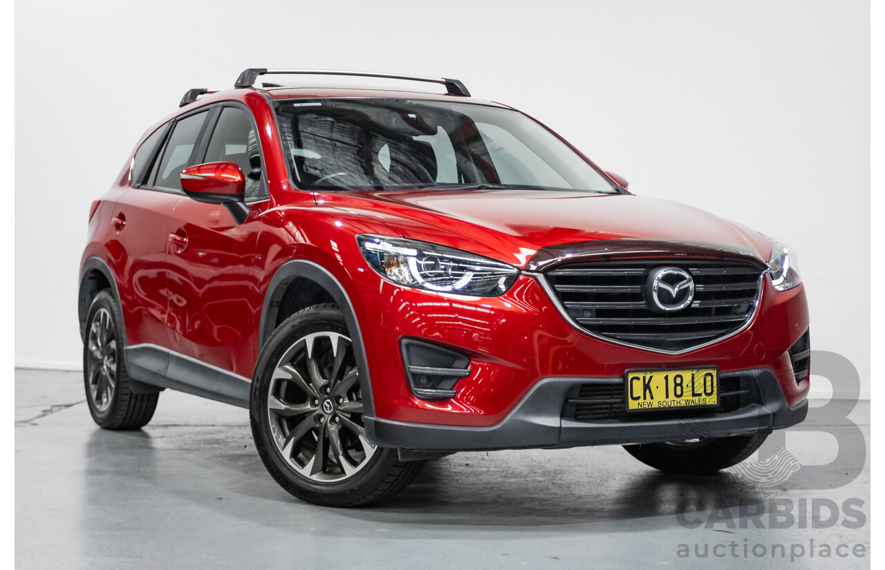01/2015 Mazda CX-5 GT (AWD) MY15 4D Wagon Soul Red Turbo Diesel 2.2L