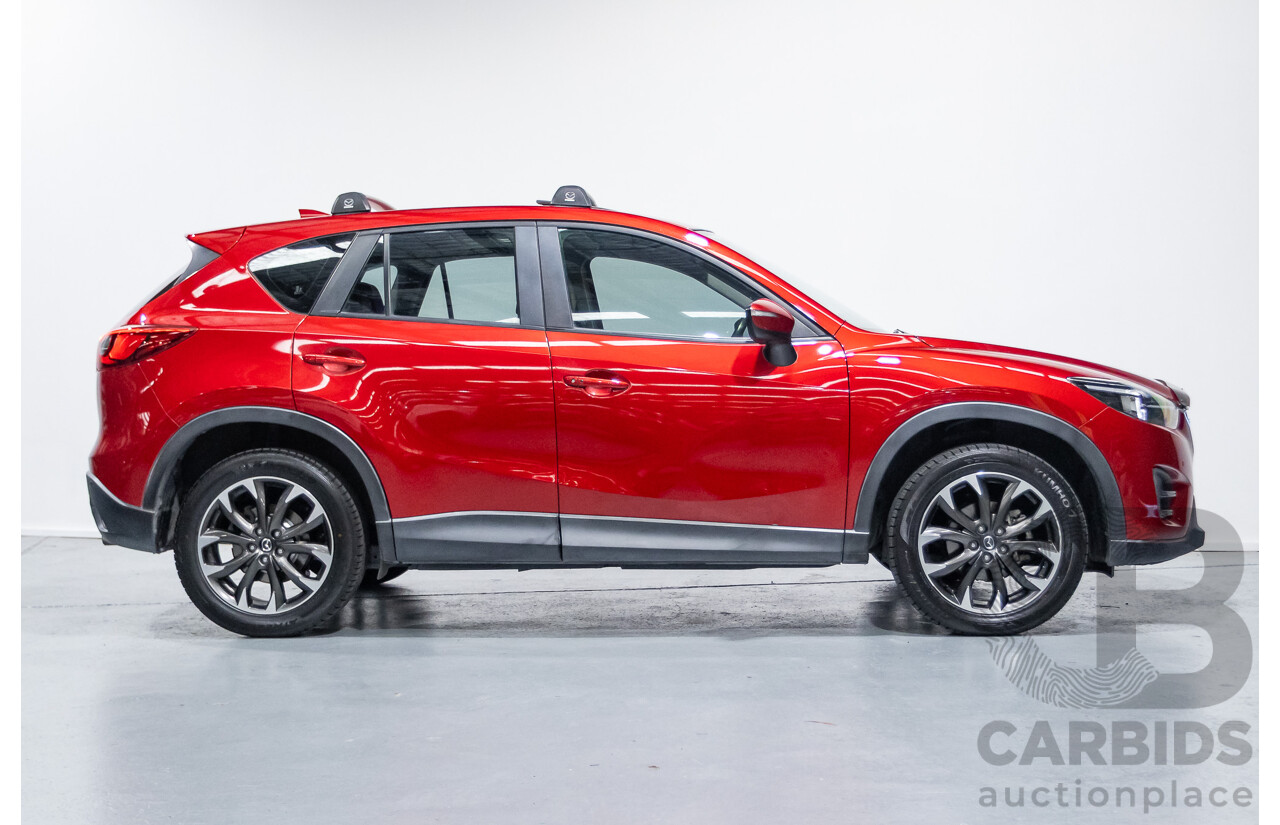01/2015 Mazda CX-5 GT (AWD) MY15 4D Wagon Soul Red Turbo Diesel 2.2L