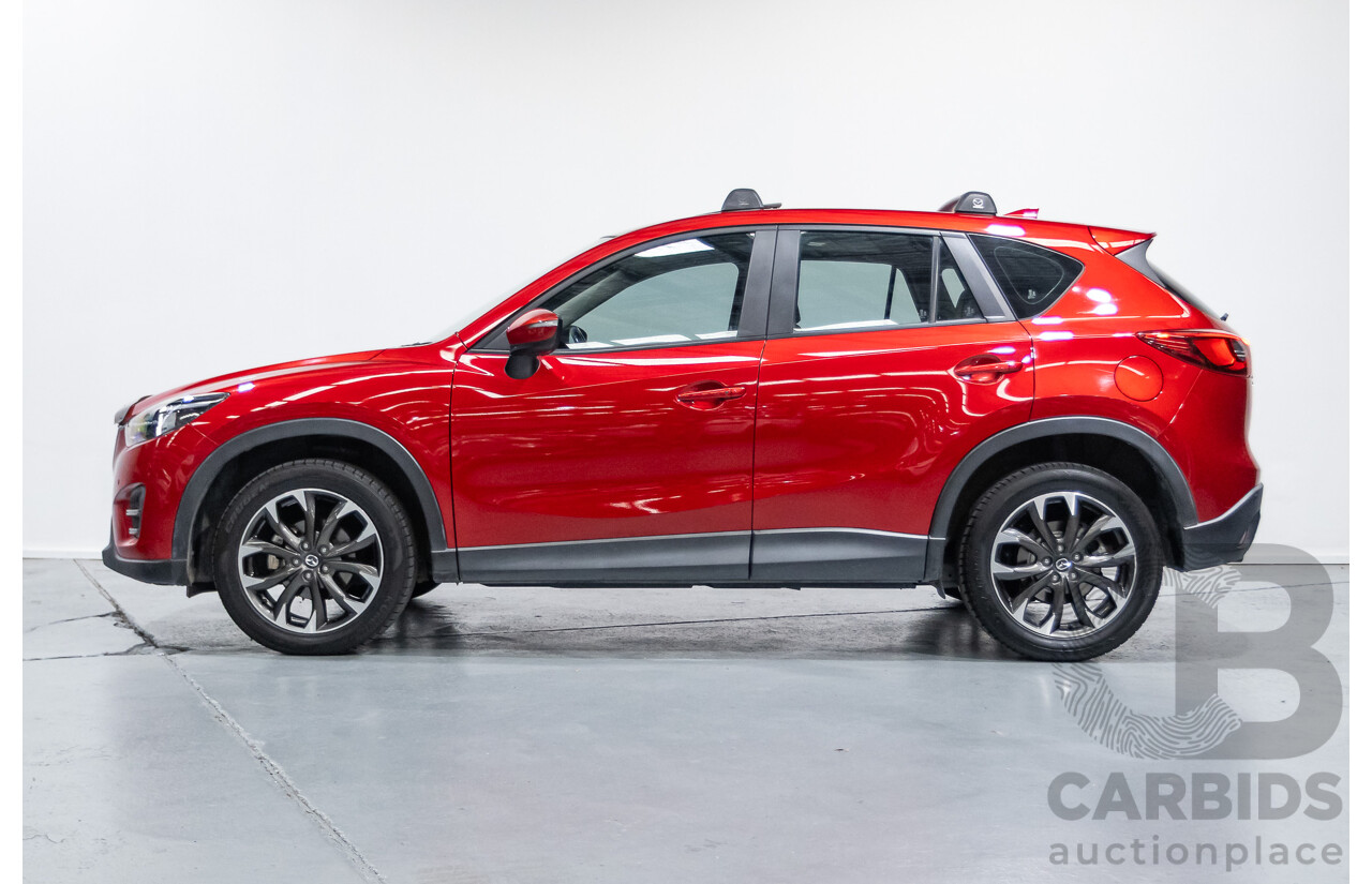 01/2015 Mazda CX-5 GT (AWD) MY15 4D Wagon Soul Red Turbo Diesel 2.2L
